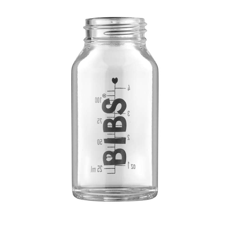 BIBS Flasche - Kleine Glasflasche - 110 ml.