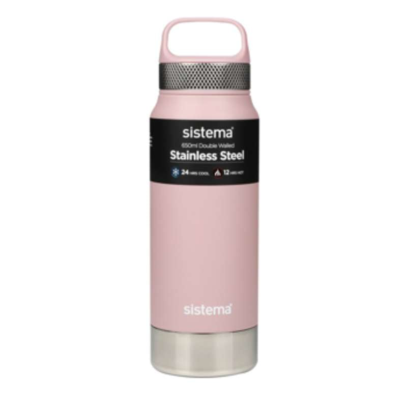 Sistema Thermoflasche - Edelstahl - 650 ml - Dusty Pink