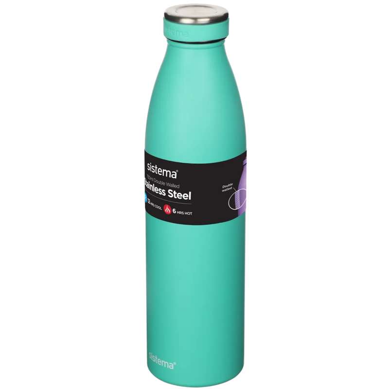 Sistema Thermoflasche - Edelstahl - 750ml - Minty Teal