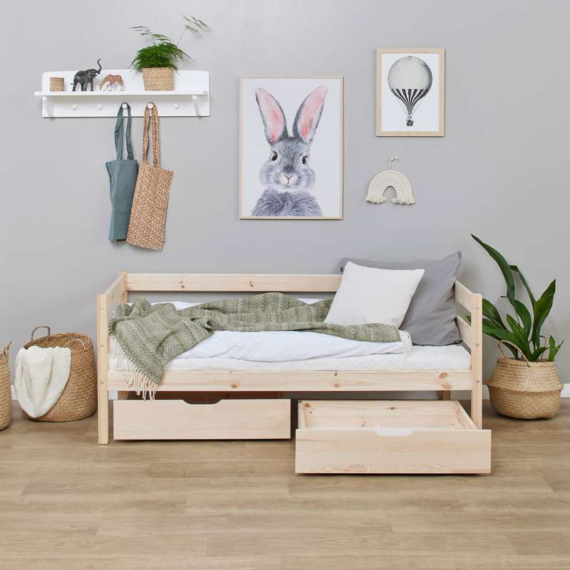 Hoppekids ECO Comfort - Schubladenset für 70x160 cm Bett - Natur
