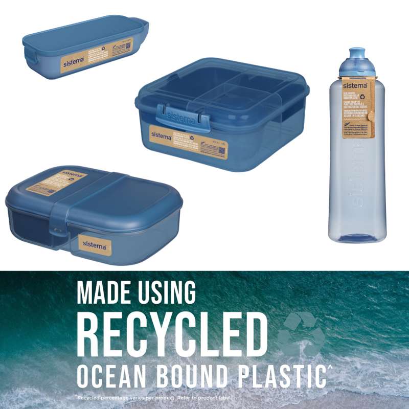 Sistema Ocean Bound Lunchbox Sampler Pack 10 - Mountain Blue