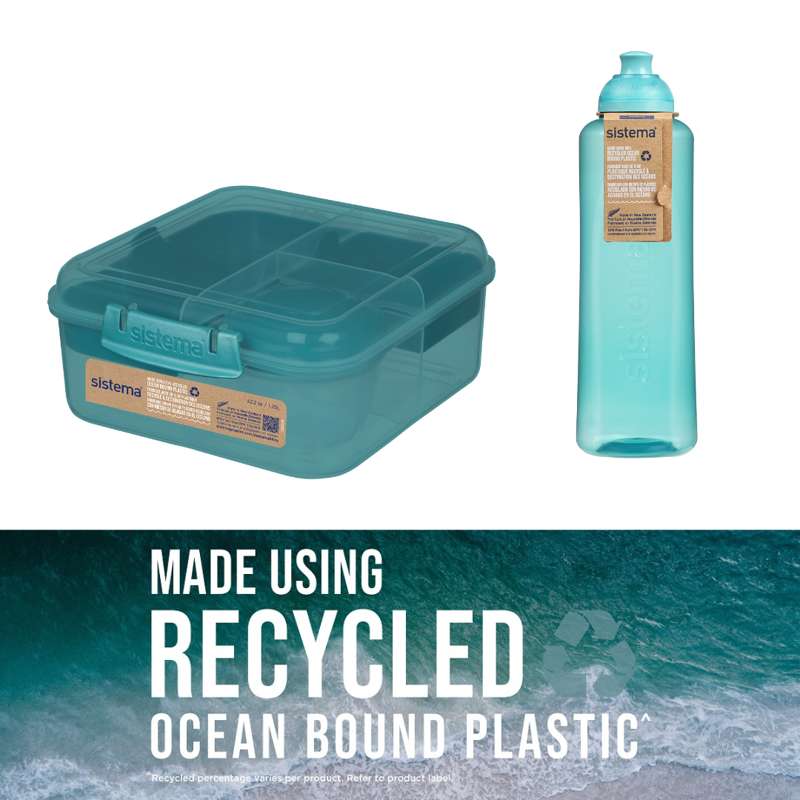 Sistema Ocean Bound Lunchbox Sampler Pack 1 - Teal Stone
