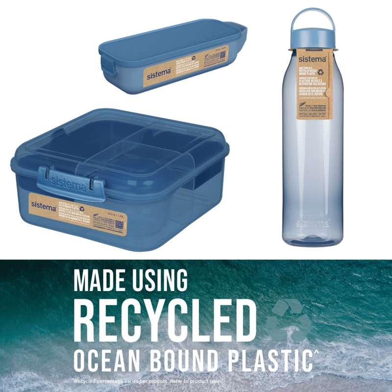 Sistema Ocean Bound Lunchbox Sampler Pack 6 - Mountain Blue