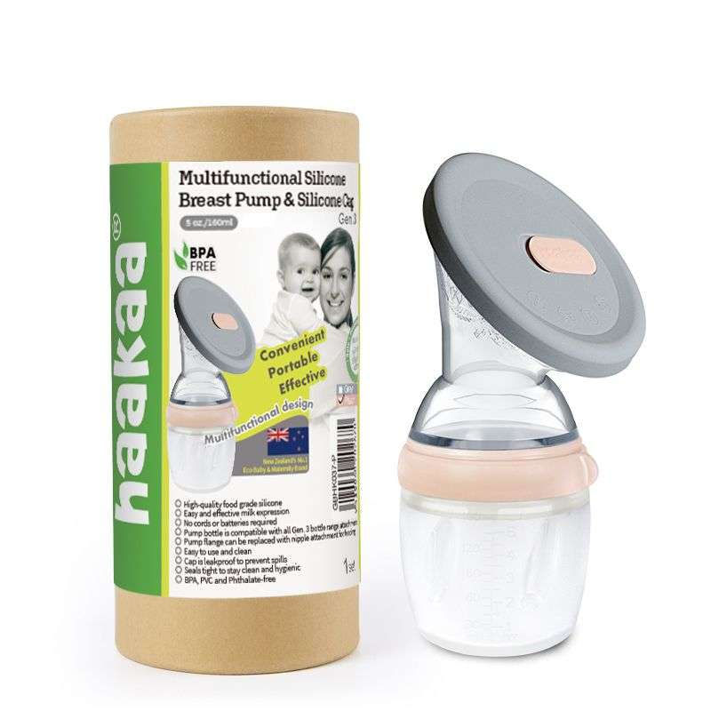 Haakaa Multifunktionale Brustpumpe mit Deckel - 160 ml