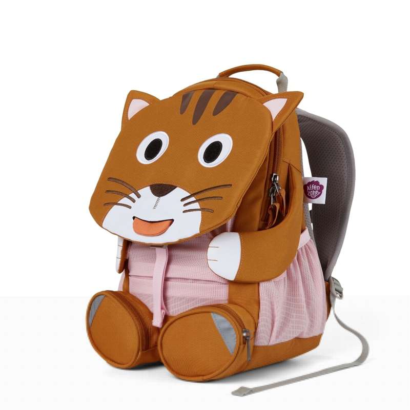 Affenzahn Großer ergonomischer Rucksack für Kinder - Katze
