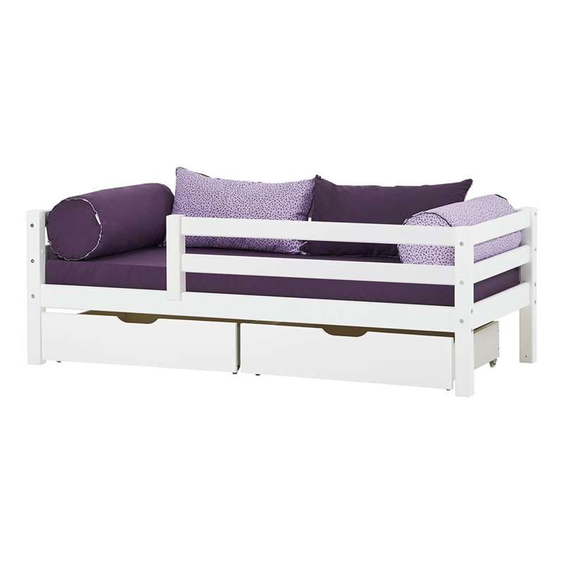 Hoppekids ECO Dream - Juniorbett mit Bettschutz (verschiedene Größen) - Weiß