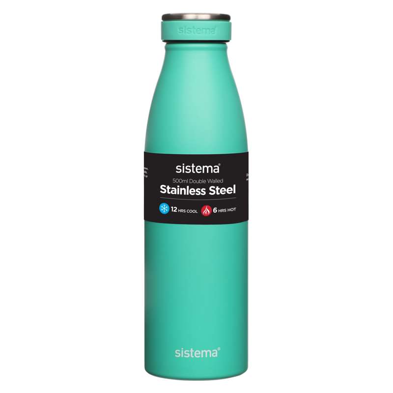 Sistema Thermoflasche - Edelstahl - 500ml - Minty Teal